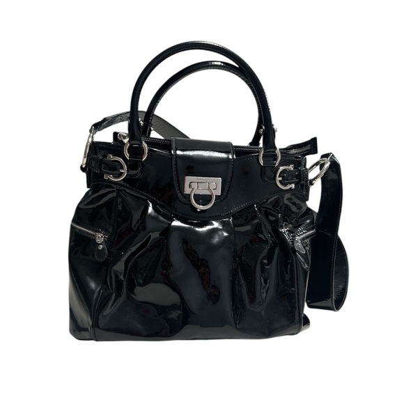 Salvatore Ferragamo Handbags - SALVATORE FERRAGAMO Patent Leather Bag